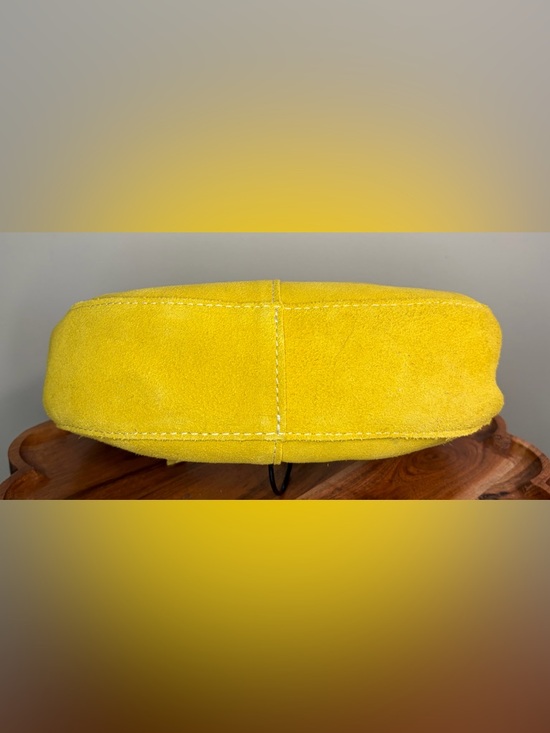 Portland Leather Nora Classic Shoulder Bag Hello Yellow NWOT - Picture 13 of 17